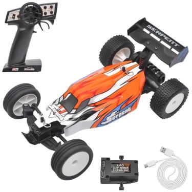 Imagem de Serpent Carro 1:24 Mini RC Car com Gyro, 1/24 Escala 2.4GHz Off-Road RC Car RTR, Todo Terreno Buggy Off-Road, Alto Desempenho RC Kit com 1 Bateria 1 Cabo USB de Dados