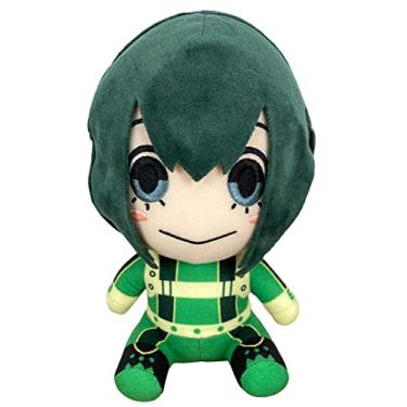 Imagem de Great Eastern Entertainment My Hero Academia S2 - Asui Hero Costume Sitting Plush 7" H, Multi-Colored (56928)