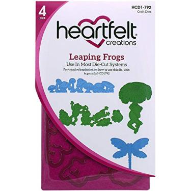 Imagem de Heartfelt Creations Matrizes em relevo sapos pulantes
