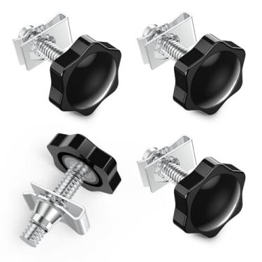 Imagem de Amazicha Fechaduras para alforje, bolsa de selim para dissuasão de roubo, parafuso de montagem preto compatível com Harley Davidson Touring Street Glide Road Glide Road King Electra Glide 1988-2024