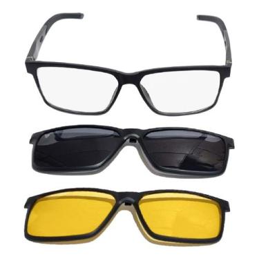 Imagem de Armaçao Oculos Clipon Solar Polarizado Kallblack AM5346C2
