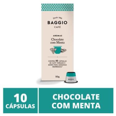 Imagem de 10 Cápsulas Para Nespresso - Café Baggio - Chocolate com Menta - Baggi