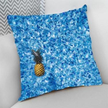 Imagem de Almofada Decorativa Cheia c/ Zíper 40x40 Coleção Estampas Frutas - Del