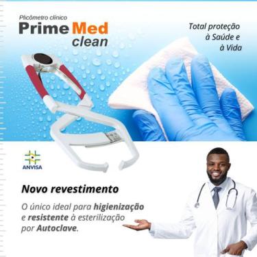 Imagem de Kit Avaliação Física Prime Med Clean  Antibacterial  Rosa - Anvisa