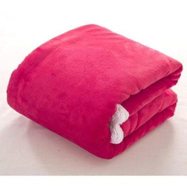 Imagem de Manta Sherpa Para Bebe Dupla Face - REMI ENXOVAIS, PINK
