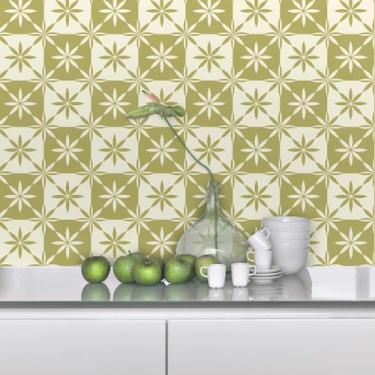 Imagem de Adesivo de Azulejo Erva Doce 20x20 cm com 12un - Quartinhos