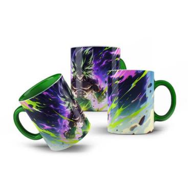 Imagem de Caneca Dragon Ball Z Broly o Lendário Super Sayajin 325mL - VilelaGG