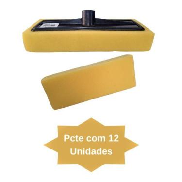 Imagem de 12 Passa Cera Limpa Piso Laminado Frio Porcelanato S/ Cabo - DELPLAS