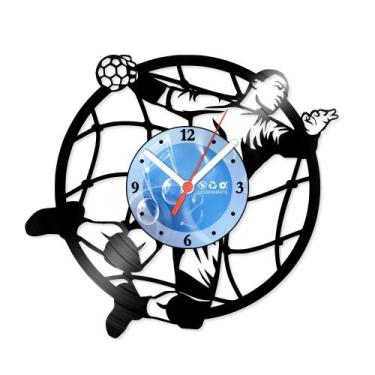 Imagem de Relógio De Parede Disco Vinil Esportes - Handebol - VES-025 - Modernar