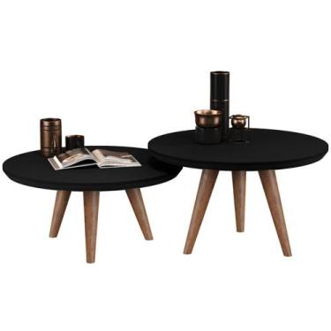 Imagem de Mesas De Centro Luma Decorativa Para Sala Com Pés Palito - JM3 MÓVEIS,