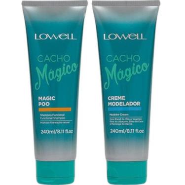 Imagem de Kit Cacho Mágico 1 Shampoo 1 Creme Modelador 240ml Lowell
