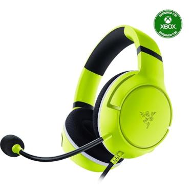 Imagem de Razer Kaira X Wired Headset for Xbox Series X|S, Xbox One, PC, Mac & Mobile Devices: TriForce 50mm Drivers - HyperClear Cardioid Mic - Memory Foam Ear Cushions - On-Headset Controls - Electric Volt