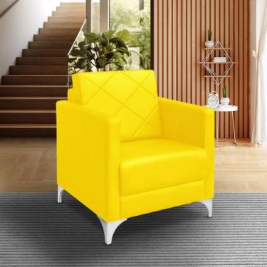 Imagem de Poltrona Helena Decorativa Clinica e recep tecido suede - SELMINHADECO