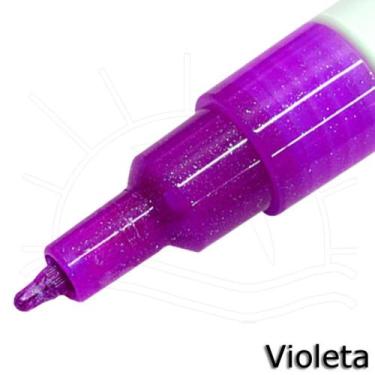 Imagem de Caneta Posca Uni-Ball PC-3ML Glitter, VIOLETA