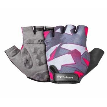 Imagem de Luva Bike Poker Antishock Gel Swift - Preto/Cinza/Roxo - M (BR)