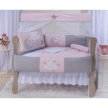 Imagem de Kit enxoval para berço americano chuva de bençãos menina - MEDINA CONF