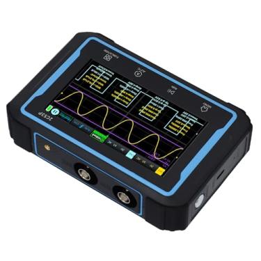 Imagem de Gerador de Sinal Multímetro Osciloscópio Portátil 3 Em 1, Largura de Banda de 50 MHz, Taxa de Amostragem de 250MSa/s, para Engenheiros, Material ABS