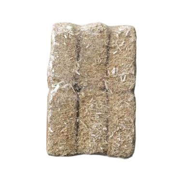 Imagem de Colaxi 6x mini fardos de feno em miniatura pequeno decorativo feno cenário portátil único em miniatura fardos de feno simulado palheiro para o dia das bruxas