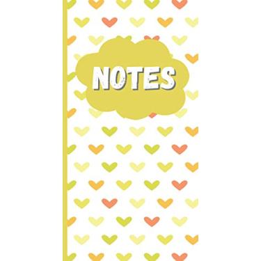 Imagem de Notes: Blank and Unlined Paper | Standard Traveler's Notebook | Hearts Pattern Cover | 60 pages | Cream Paper: For daily journals, to do list, doodle, gratitude or bullet journals