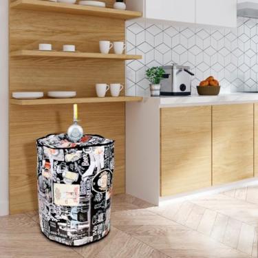 Imagem de Capa Protetora Impermeável Para Botijão de Gás 13 Kg Decorativa - Várias Estampas (Estampa, Cerveja)