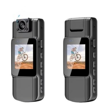 Imagem de Waillynice Mini câmera 4K 1080p HD WiFi, câmera portátil com clipe traseiro portátil com visão noturna infravermelha, câmera inteligente para aplicação da lei e gravador de carro para segurança e uso