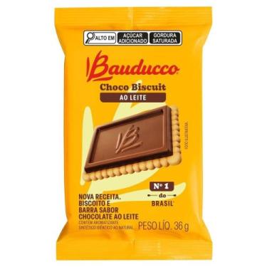 Imagem de Biscoito Bauducco Chocobiscuit Ao Leite 36g - Embalagem com 18 Unidade