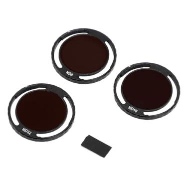 Imagem de Filtro de Câmera Drone ND8 ND16 ND32 Conjunto de Filtro de Densidade Neutra Multirrevestido de Liberação Rápida para Avata 2 Revestimento de Alta Definição Tipo de Botão de Liga