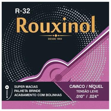 Imagem de Encordoamento Cavaquinho Tensão Leve “0.24 R32 Rouxinol 