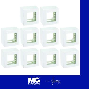 Imagem de Sistema-x Caixa 2 Módulos com Suporte Sleek Margirius Kit Com 10