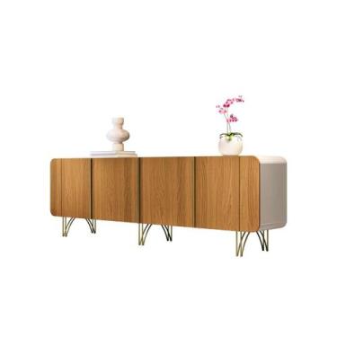 Imagem de Buffet Aparador para Sala de Jantar Saluti Off White/Cinamomo - Montan