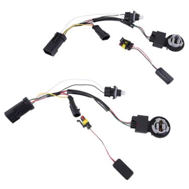 Imagem de Conjunto de fios de luzes traseiras LED Zcargel 1 par de kits de chicote de fios de conversão de luzes traseiras do motorista e do lado do passageiro serve para Dodge Ram 1500 2500 3500 2013-2022