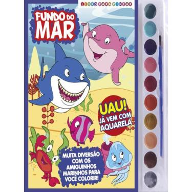 Imagem de Fundo Do Mar Livro Para Pintar Com Aquarela
