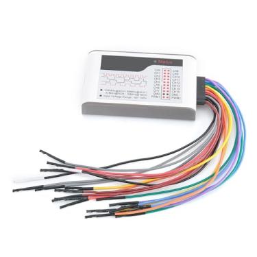 Imagem de Analisador de Lógica Digital, Mais Poderosa que Osciloscópio, Taxa de Amostragem de 100m, 16 Canais, Tensão Limite Ajustável, Saída PWM, para Sistemas FPGA de Braço de Chip