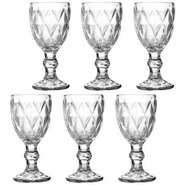 Imagem de Jogo com 6 Taças de Licor Diamante em Vidro 50ml - Original Glass