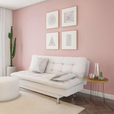 Imagem de Sofá-Cama 3 Lugares Casal Superior Branco