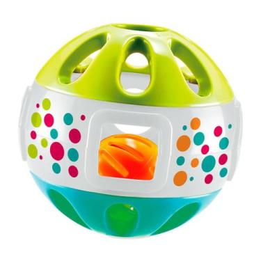 Imagem de Brinquedo Bebe Bola Maluca Chocalho Som Sino Menina Menino - Auby