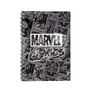 Imagem de Caderno Universitário Capa Dura 10 Matérias 160 Folhas Marvel Comics - School Basics