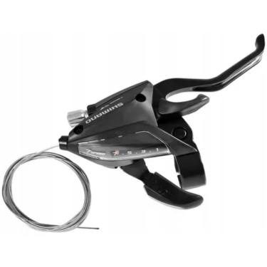 Imagem de Alavanca De Câmbio Shimano Tourney St-Ef500 Ez Fire 21V Bike