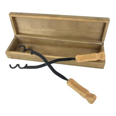 Imagem de Tenaz Do Porto Para Abrir Garrafas De Vinho C Estojo Madeira