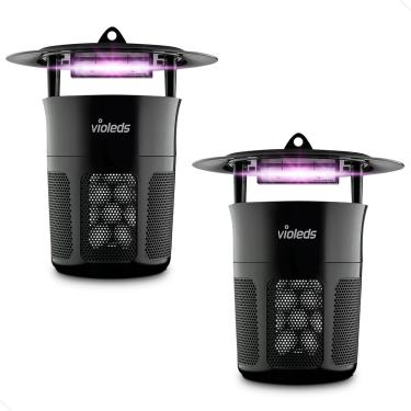 Imagem de Kit 2 Armadilhas Para Mosquito Violeds Ultravioleta Bivolt