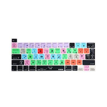 Imagem de XSKN Logic Pro Capa para teclado de atalhos de silicone inglês para modelos Touch Bar 2019 MacBook Pro 16 polegadas A2141 2020 MacBook Pro 13,3 polegadas A2251 A2289 A2338 M1 Teclado Versão EUA e UE