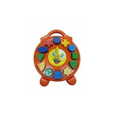 Imagem de RELÓGIO EDUCATIVO  cores sortidas   brinquedo   com números   divertid