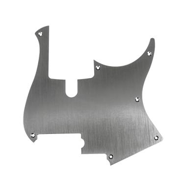 Imagem de Pickguard para baixo Yamaha série BB, cinza cromado anodizado, compatível com modelos BB234/434/734A/P34 de 4 cordas, 1 unidade