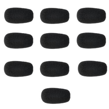 Imagem de Pacote com 10 filtros pop de substituição para Blue Parrott B250 B350 B450 B550 C400 S450 Fone de ouvido com cancelamento de ruído microfone filtro pop capa de microfone para para-brisas