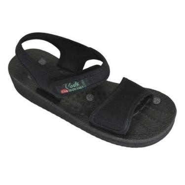 Imagem de Sandália Magnético Com Salto Linda Preto 39/40 Par - Terumi