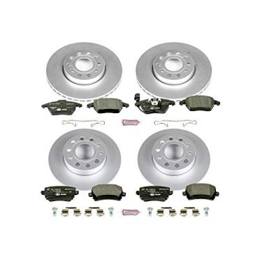 Imagem de Power Stop ESK4068 Kit de freio Euro-Stop dianteiro e traseiro Volkswagen