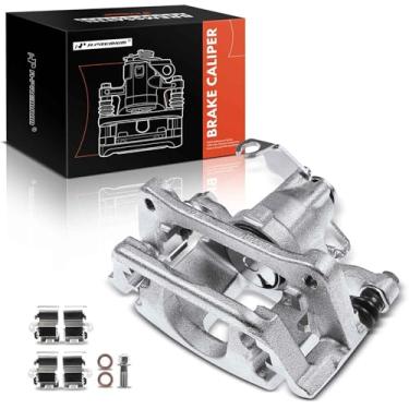 Imagem de A-Premium Conjunto de pinças de freio a disco com suporte compatível com modelos selecionados Chrysler, Dodge, Ram e Volkswagen - Town & Country 2012-2016, Grand Caravan 12-17, C/V 13-15, Routan - passageiro traseiro