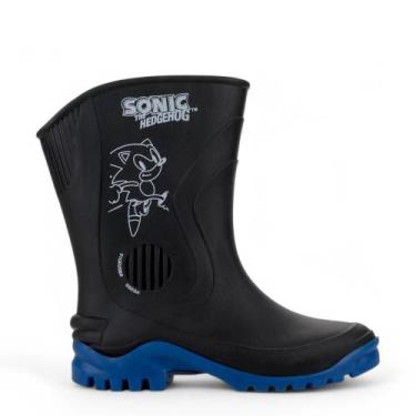 Imagem de Bota Infantil Personalidade Sonic Faster REF: 23245, 25, Azul