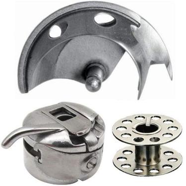 Imagem de Lancadeira Caixa Bobina Reta Antiga Singer 15-30 JA2-2 Preta - Evolver