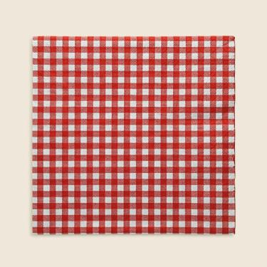 Imagem de Guardanapo Importado Vermelho 33x33 - VICHY